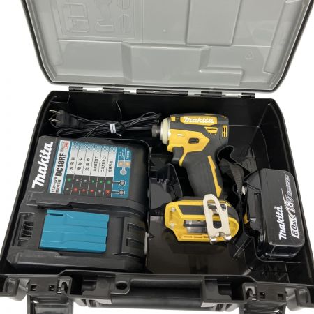 ЗЗ MAKITA マキタ 18V 充電式インパクトドライバ 充電器 バッテリー×1 ケース付 TD172D イエロー