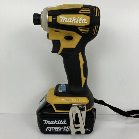 ЗЗ MAKITA マキタ 18V 充電式インパクトドライバ 充電器 バッテリー×1 ケース付 TD172D イエロー