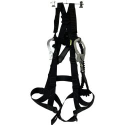 ЗЗ SANKO Mサイズ フルハーネス型安全帯 ランヤード・リコロN付き ETN-10A-DEB ブラック Bランク