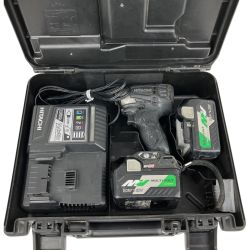 ЗЗ HITACHI 日立 36V 充電式インパクトドライバ 充電器 バッテリー×2 ケース付 WH36DA ブラック Cランク