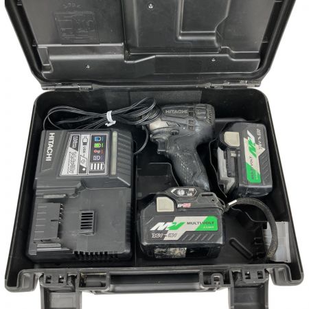 ЗЗ HITACHI 日立 36V 充電式インパクトドライバ 充電器 バッテリー×2 ケース付 WH36DA ブラック