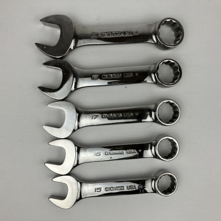 ЗЗ Snap-on スナップオン ミゼット コンビネーションレンチセット 10本セット トレー付き OXIM710B シルバー