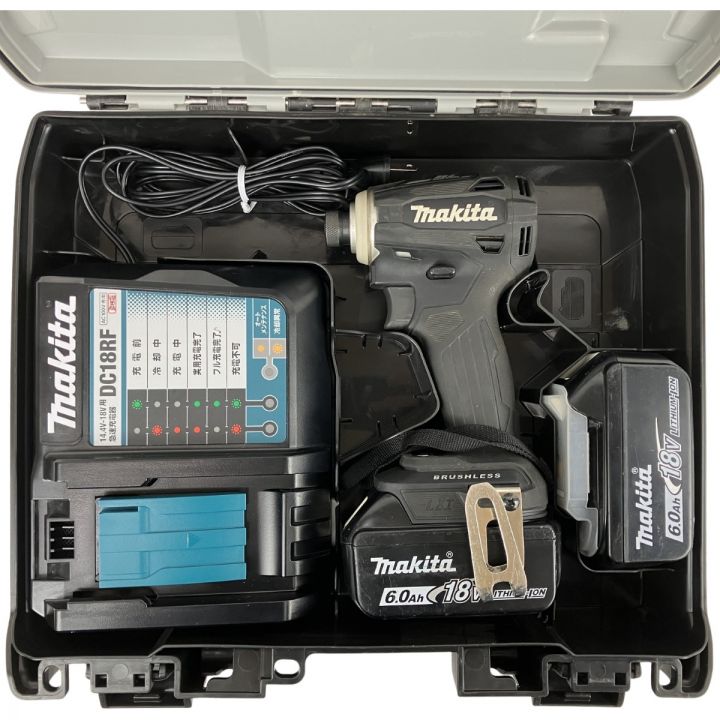 MAKITA マキタ 18v インパクトドライバ バッテリーx2 充電器 ケース付 TD172D ブラック｜中古｜なんでもリサイクルビッグバン