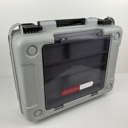 ЗЗ KYOCERA キョウセラ 18v インパクトドライバ バッテリーx2 充電器 ケース付 DID183L5 レッド×ブラック