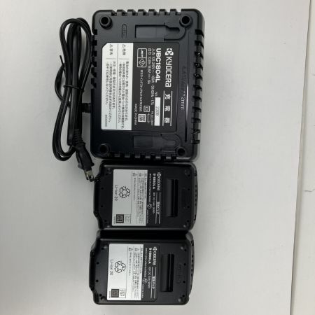 ЗЗ KYOCERA キョウセラ 18v インパクトドライバ バッテリーx2 充電器 ケース付 DID183L5 レッド×ブラック