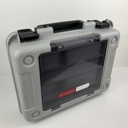 ЗЗ KYOCERA キョウセラ 18v インパクトドライバ バッテリーx2 充電器 ケース付 DID183L5 レッド×ブラック
