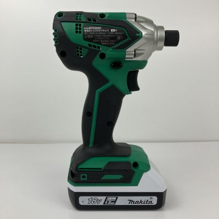 ЗЗ MAKITA マキタ 18v インパクトドライバ バッテリーx2 充電器 ケース付 MTD002D グリーン
