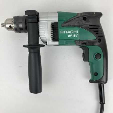 ЗЗ HITACHI 日立 100V 16mm 振動ドリル ハンドル ケース付 DV16V グリーン