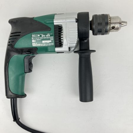 ЗЗ HITACHI 日立 100V 16mm 振動ドリル ハンドル ケース付 DV16V グリーン