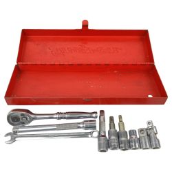 ЗЗ Snap-on スナップオン 差込角1/4(6.35ｍｍ) ハンドツールセット ラチェット他 計10点セット TM70C TM8 TA3 TTX30E TTXB20E TMU8 TMXK2 TMXK4 OEX080 シルバー Cランク