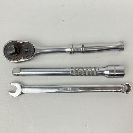 ЗЗ Snap-on スナップオン 差込角1/4(6.35ｍｍ) ハンドツールセット ラチェット他 計10点セット TM70C TM8 TA3 TTX30E TTXB20E TMU8 TMXK2 TMXK4 OEX080 シルバー