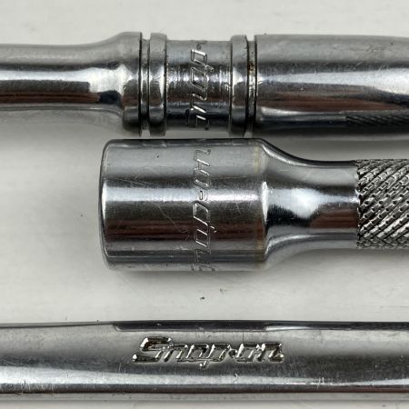 ЗЗ Snap-on スナップオン 差込角1/4(6.35ｍｍ) ハンドツールセット ラチェット他 計10点セット TM70C TM8 TA3 TTX30E TTXB20E TMU8 TMXK2 TMXK4 OEX080 シルバー
