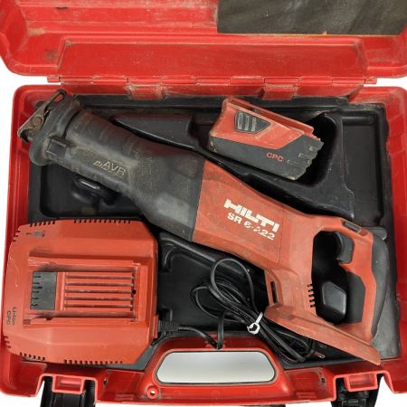ЗЗ Hilti ヒルティ 21.6v 充電式レシプロソー バッテリーx1 充電器 ケース付 SR6-A22 レッド