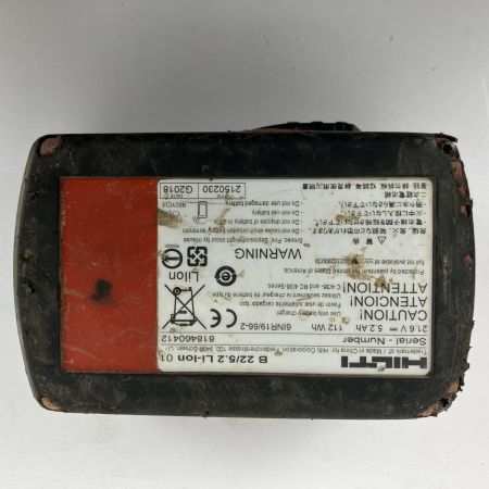 ЗЗ Hilti ヒルティ 21.6v 充電式レシプロソー バッテリーx1 充電器 ケース付 SR6-A22 レッド