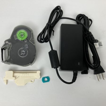 ЗЗ MAX マックス 12V 単三電池4本 レタツイン ACアダプター ケース リボン(中古) 取説付 LM-500F2 ブラック×レッド