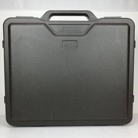 ЗЗ MAX マックス 12V 単三電池4本 レタツイン ACアダプター ケース リボン(中古) 取説付 LM-500F2 ブラック×レッド