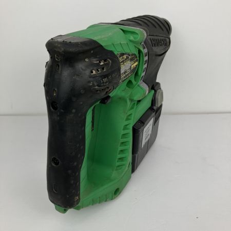 ЗЗ HITACHI 日立 36V 26mm 充電式ハンマドリル 充電器 バッテリー×3 ケース付 DH36DAL ブラック×グリーン