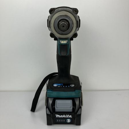 ЗЗ MAKITA マキタ 40V 12.7ｍｍ 充電式インパクトレンチ 充電器 バッテリー×1付 TW004G ブルー