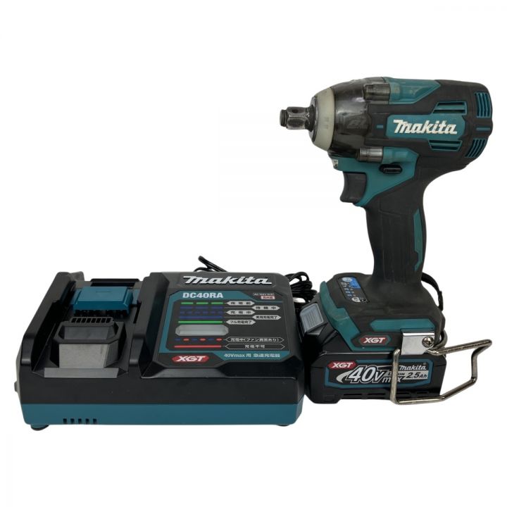 MAKITA マキタ 40V 12.7ｍｍ 充電式インパクトレンチ 充電器 バッテリー×1付 TW004G ブルー｜中古｜なんでもリサイクルビッグバン