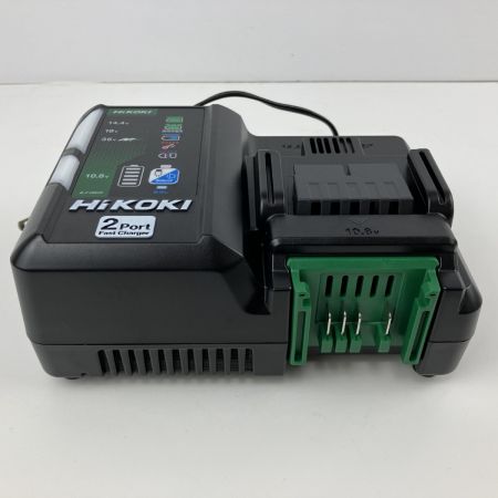  HiKOKI ハイコーキ 100V 2ポート急速充電器 10.8/14.4/18/36V 本体のみ UC18YDML ブラック×グリーン