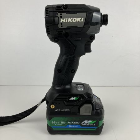 ЗЗ HiKOKI ハイコーキ 36v インパクトドライバ バッテリーx2 充電器 ケース付 WH36DD ブラック