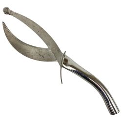 ЗЗ 東北エスパル 全長約410ｍｍ 刃長約150ｍｍ カニ爪 横葺き屋根材 ハゼ切り 本体のみ シルバー Cランク