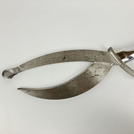 ЗЗ 東北エスパル 全長約410ｍｍ 刃長約150ｍｍ カニ爪 横葺き屋根材 ハゼ切り 本体のみ シルバー