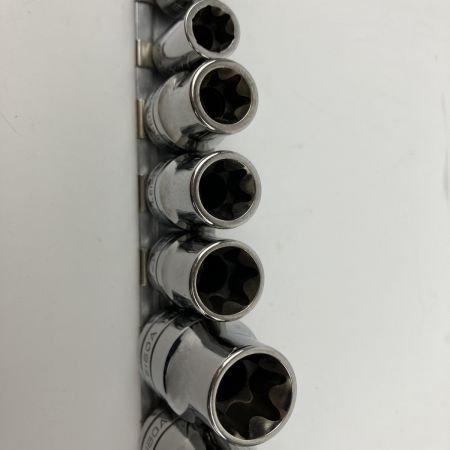 ЗЗ Snap-on スナップオン E4～24 13pc トルクス シャローソケット ホルダ付 PAKTY242 シルバー