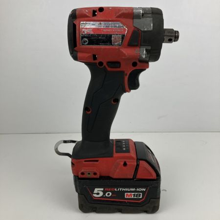 ЗЗ Milwaukee 18v インパクトレンチ バッテリーx2 充電器 ケース付 M18FIW212 レッド×ブラック