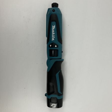  MAKITA マキタ 7.2v ペンインパクトドライバ バッテリーx1 充電器 ビット ケース付 TD021D ブルー