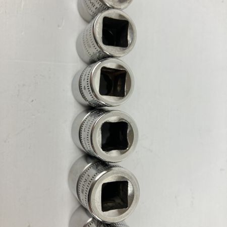 ЗЗ Snap-on スナップオン 12pc 12角 差込角9.5mm ソケットホルダー付 FM8 FM9 FM10 FM11 FM12 FM13 FM14 FM15 FM16 FM17 FM18 FM19 シルバー