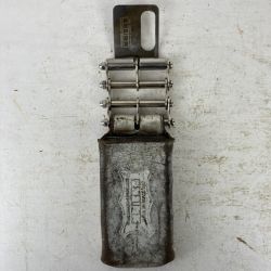 ЗЗ KNICKS 総ヌメ革3連結チェーンタイプ鳶レベルホルダー NX-KNS-100LDX3-C2 SUS-S ホワイト Cランク