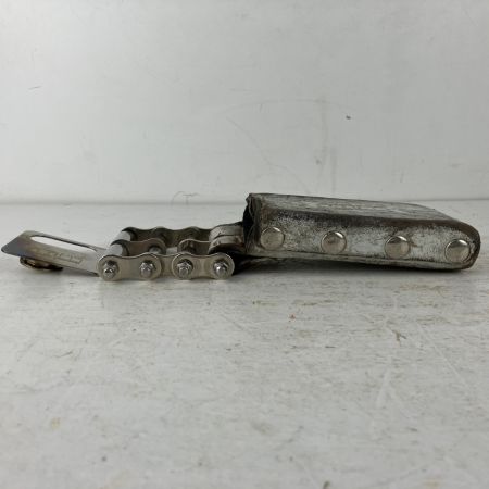 ЗЗ KNICKS 総ヌメ革3連結チェーンタイプ鳶レベルホルダー NX-KNS-100LDX3-C2 SUS-S ホワイト