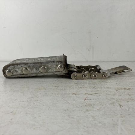 ЗЗ KNICKS 総ヌメ革3連結チェーンタイプ鳶レベルホルダー NX-KNS-100LDX3-C2 SUS-S ホワイト