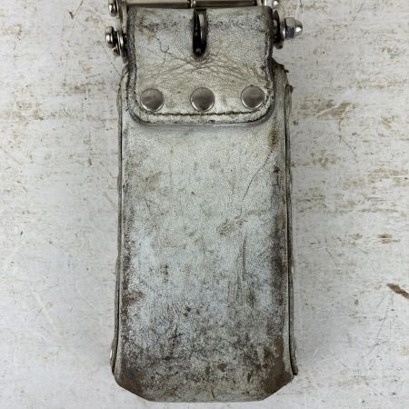 ЗЗ KNICKS 総ヌメ革3連結チェーンタイプ鳶レベルホルダー NX-KNS-100LDX3-C2 SUS-S ホワイト