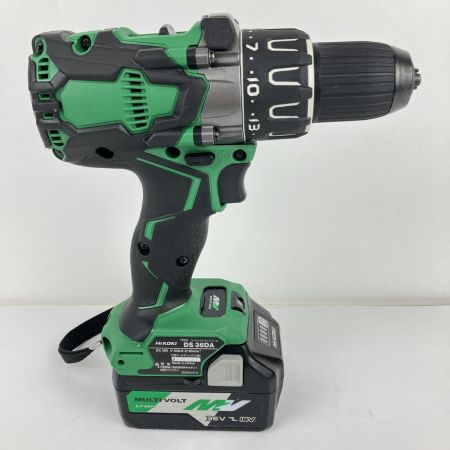 ЗЗ HiKOKI ハイコーキ 13mm 36V 充電式ドライバドリル 充電器 バッテリー×2 ケース付 DS36DA グリーン