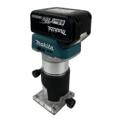 ЗЗ MAKITA マキタ 18v 充電式トリマー バッテリーx1付 RT50D ブルー Bランク