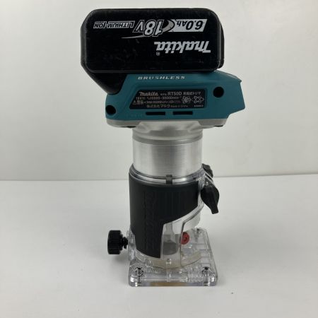 ЗЗ MAKITA マキタ 18v 充電式トリマー バッテリーx1付 RT50D ブルー