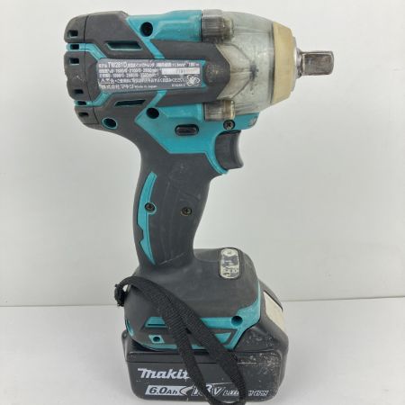 ЗЗ MAKITA マキタ 18V 12.7mm 260N.m 充電式インパクトレンチ バッテリー×1付 TW281D ブルー