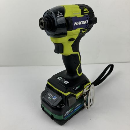 ЗЗ HiKOKI ハイコーキ 36v インパクトドライバ バッテリーx1 充電器 ケース付 WH36DD スパイダーイエロー