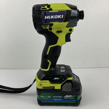 ЗЗ HiKOKI ハイコーキ 36v インパクトドライバ バッテリーx1 充電器 ケース付 WH36DD スパイダーイエロー