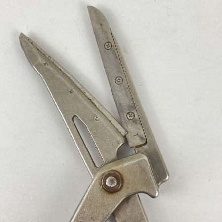 ЗЗ 東北エスパル 375mm 伊達直 替刃式 金切鋏 板金鋏 本体のみ シルバー