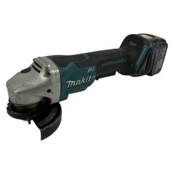 ЗЗ MAKITA マキタ 14.4v 100mm ディスクグラインダー バッテリーx1 充電器 ケース付 GA407D ブルー Cランク