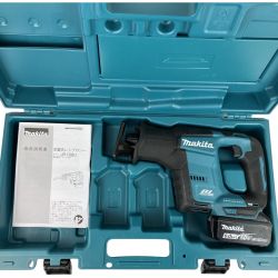 ЗЗ MAKITA マキタ 18v 充電式レシプロソー バッテリーx1 ケース付 JR188D ブルー Bランク