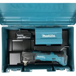 ЗЗ MAKITA マキタ 18v 充電式マルチツール バッテリーx1 ケース付 TM51D ブルー Bランク