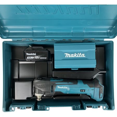 ЗЗ MAKITA マキタ 18v 充電式マルチツール バッテリーx1 ケース付 TM51D ブルー