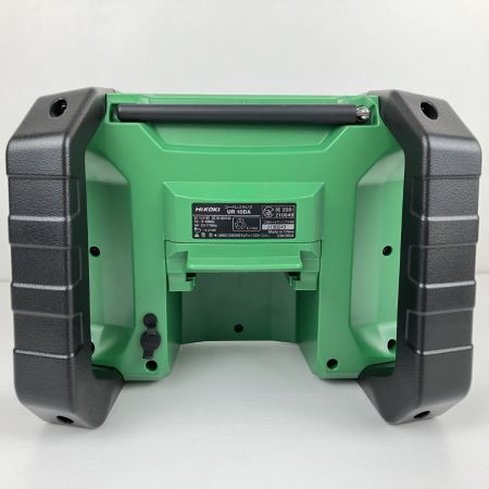 ЗЗ HiKOKI ハイコーキ 14.4/18V 充電式ラジオ ACアダプタ・外箱付 UR18DA グリーン