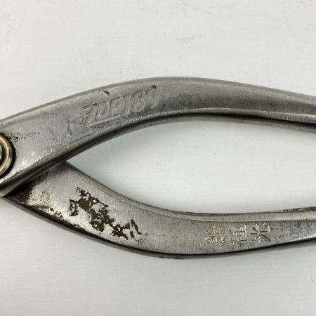 ЗЗ 種光 全長290ｍｍ 金切鋏 板金鋏 ZDP189 本体のみ シルバー