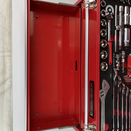 ЗЗ ASTRO PRODUCTS アストロプロダクツ 2段引き出し 74点 ツールセット セット品完備 TS194 レッド