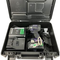 ЗЗ HiKOKI ハイコーキ 36V 充電式インパクトドライバ 充電器 バッテリー×1 ケース付 WH36DC パープル Cランク